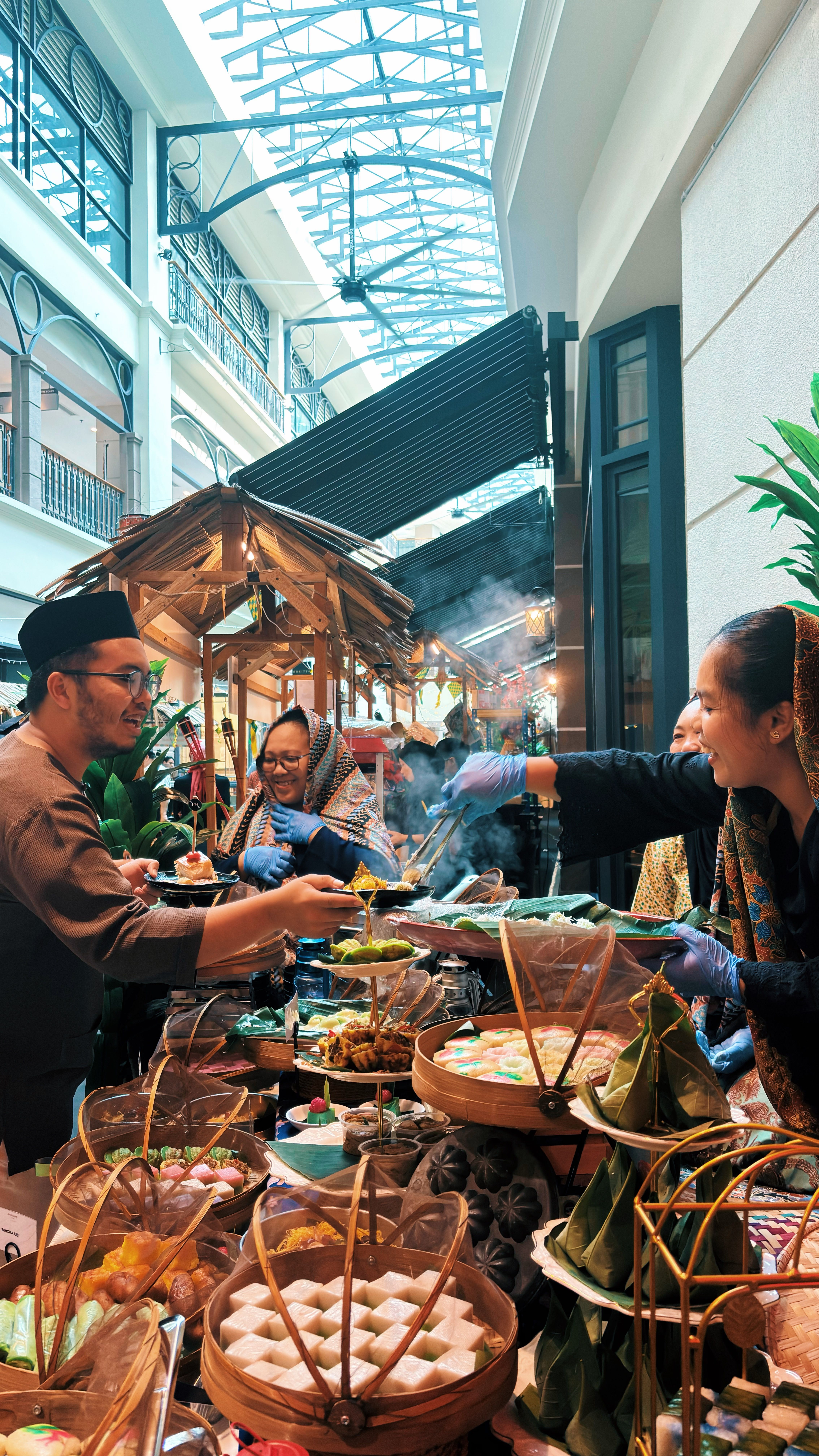 People enjoying food together
